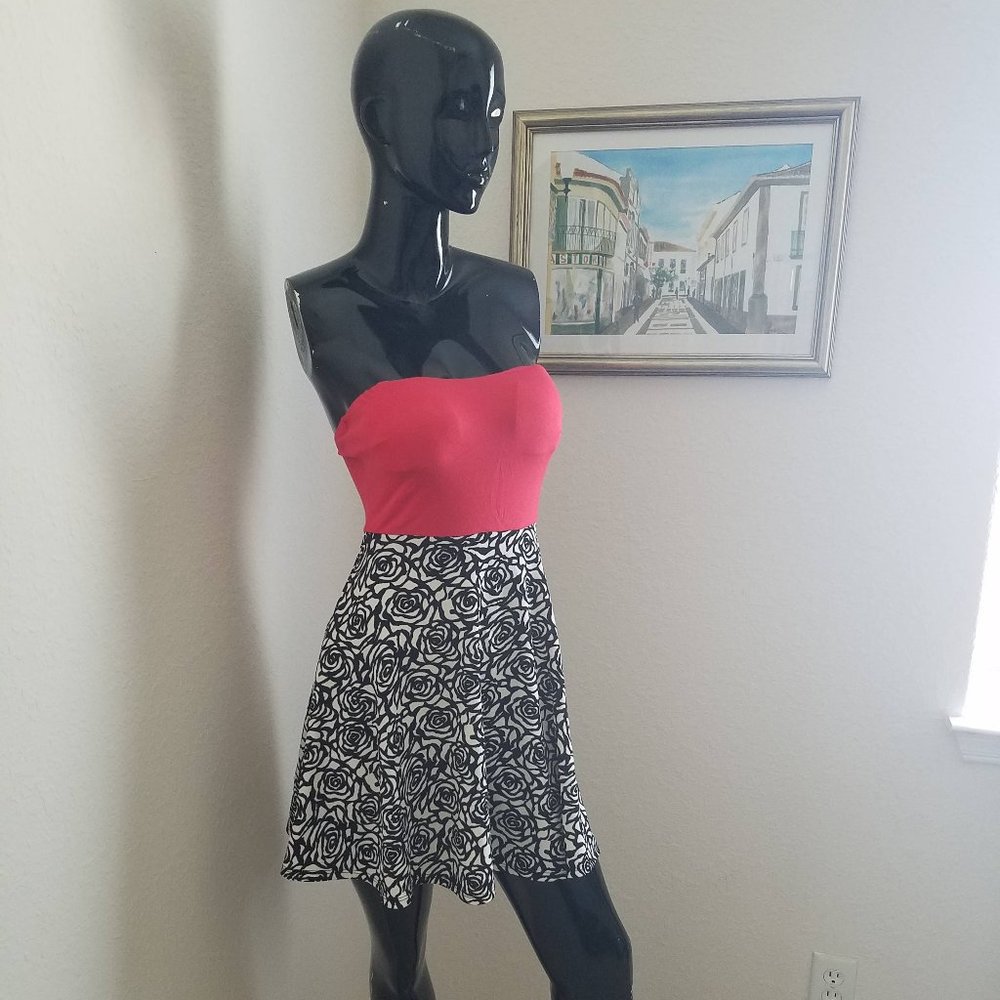 Strapless Flare Dress